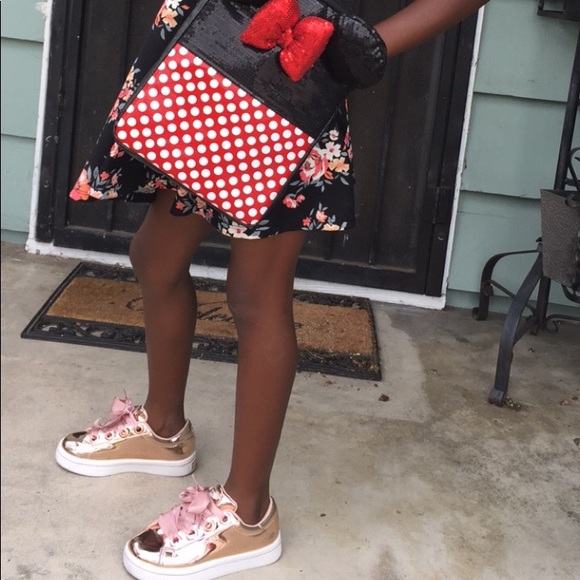 Rose Gold Sneakers - Picture 2 of 2